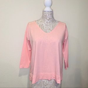 J Jill Women’s Petite Ballet slip Cotton Top